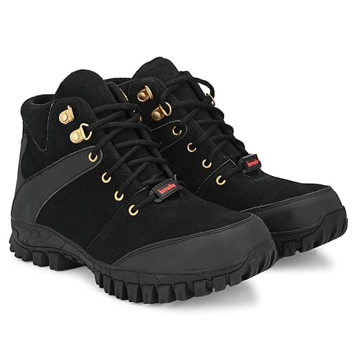Kavacha Steel Toe Nubuck Leather Safety Shoe S82 (Size- 6)