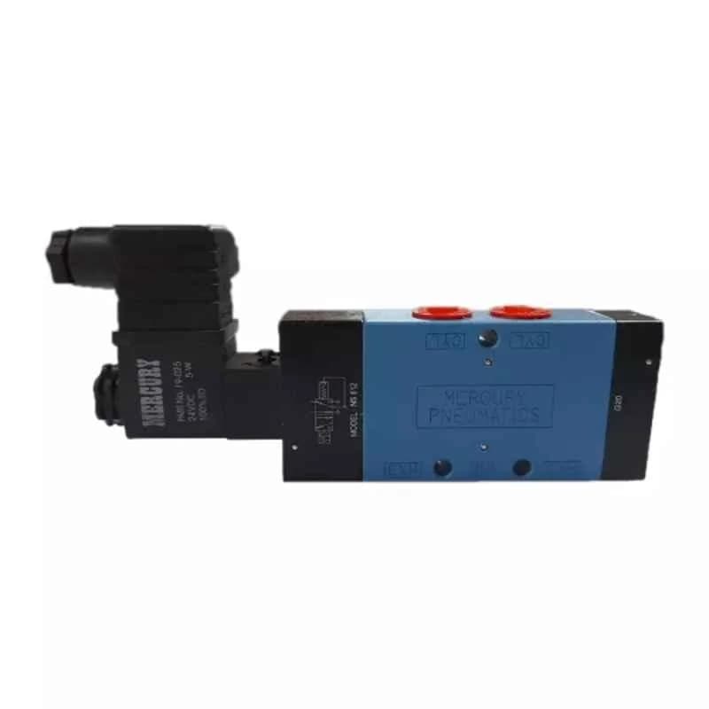 Techno 3V-110-06 3/2 Way 1/8" Single Solenoid Pneumatic Valve (24V DC) (3V-110-06)