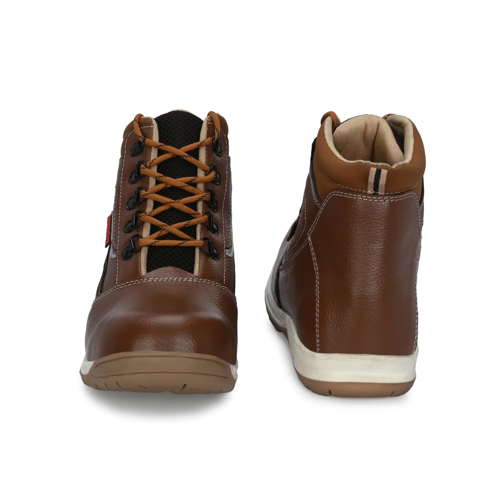 Kavacha Steel Toe Safety Shoe with Pure Leather Upper and Foam Comfort & TPR Sole (S220)(SIZE 11)