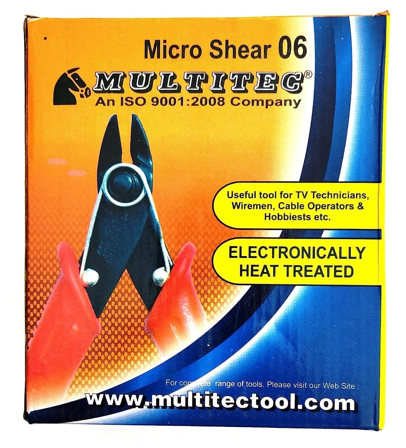 MULTITEC 06 Micro Shear | Wire Cutter | Alloy Steel | Long Handle | Pack of 10