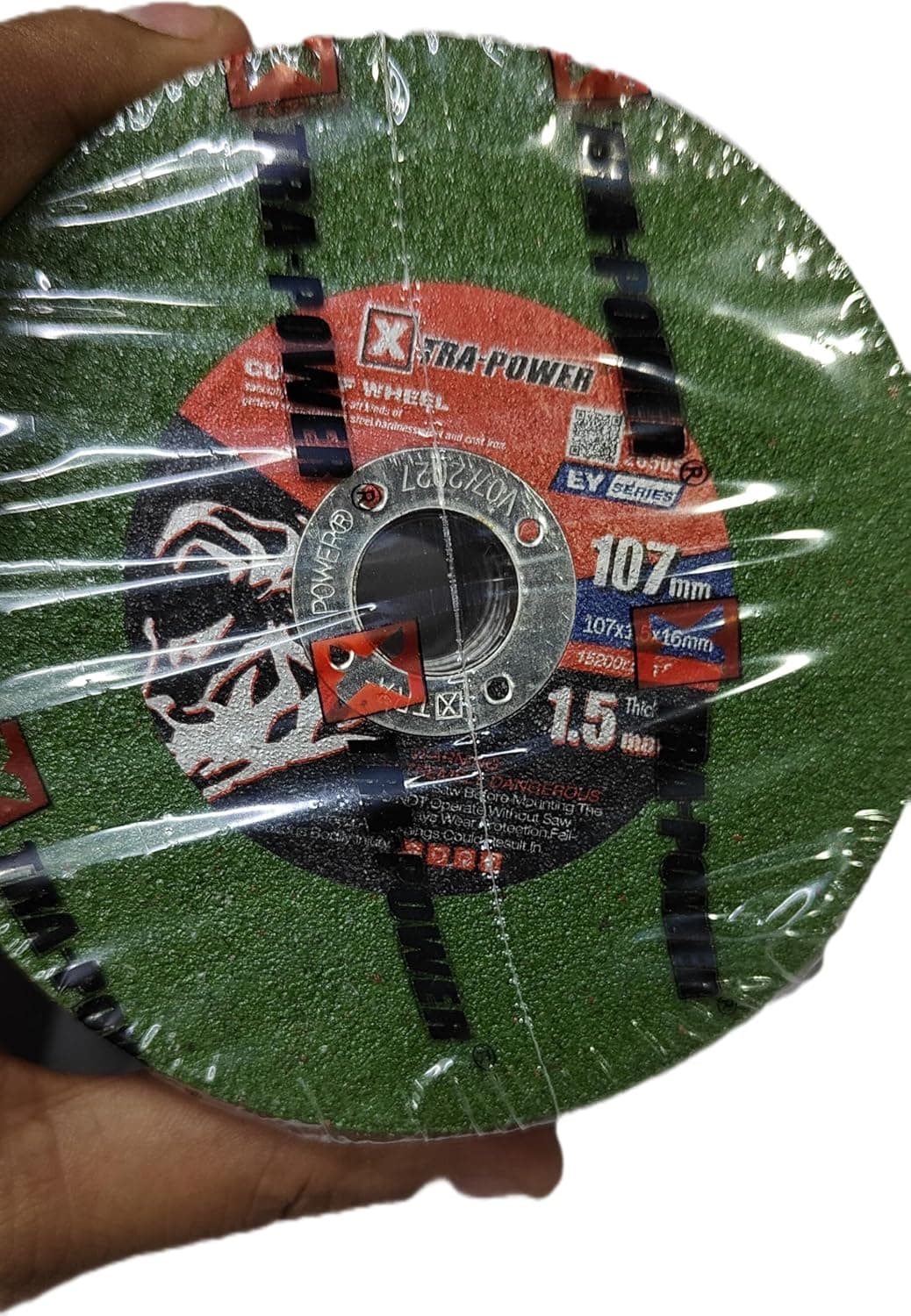 H9 XtraPower 4Inch (107mm x 1.5mm) Cut-Off Wheel for Metal Steel, Iron, Stainless Steel (Pack of 25) (cutoffdisc-100mm-EY-Xp-25 50 100)