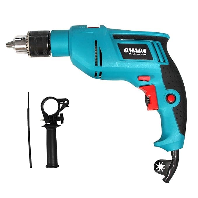 Omada 710W, 4800 RPM, Chuck 13mm Electric Drill, Used for drilling into masonry, steel and wood (Omada OMD-J8130 13mm Electric Drill)