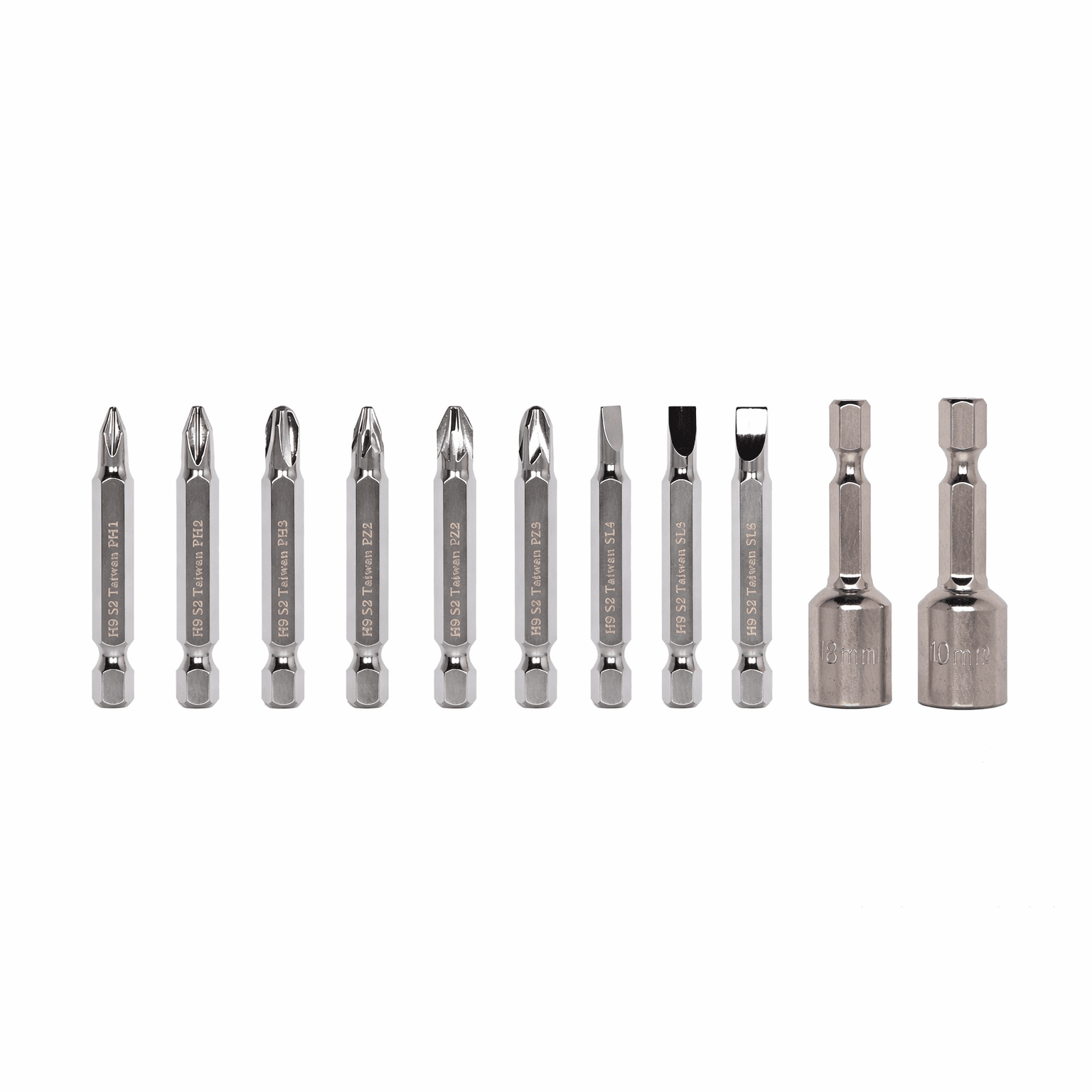H9 11-Piece Screwdriver Bit Set with Nut Setter & Strong Magnetic Holder DIY, Auto & Home Repairs