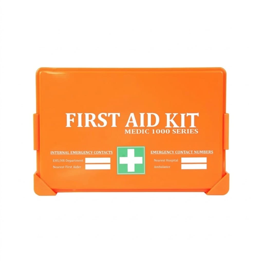 1000 Series  First Aid Kit  Emergency Medical Supplies for Home, Office, & Travel - Waterproof Hard Case with Survival Essentials(1000 Series )