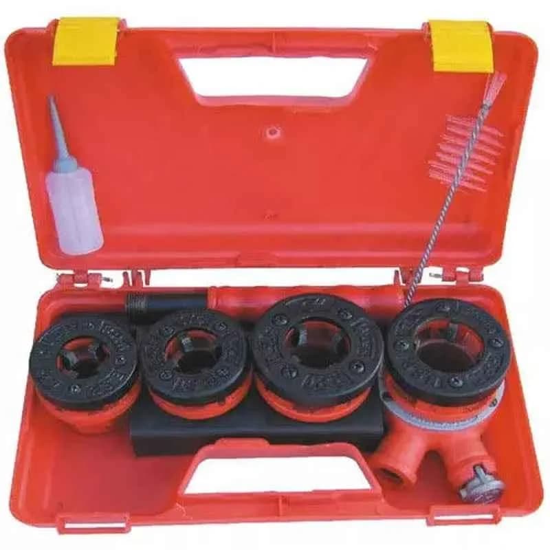 Inder 4 Inch BSPT Ratchet Pipe Threader P-111M – Heavy Duty 14.8Kg Industrial Threading Tool(P-111M )