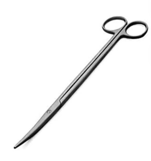 Forgesy 10 inch German Steel Curved Tonsil Surgical Scissor, FORGESY108(FORGESY108)
