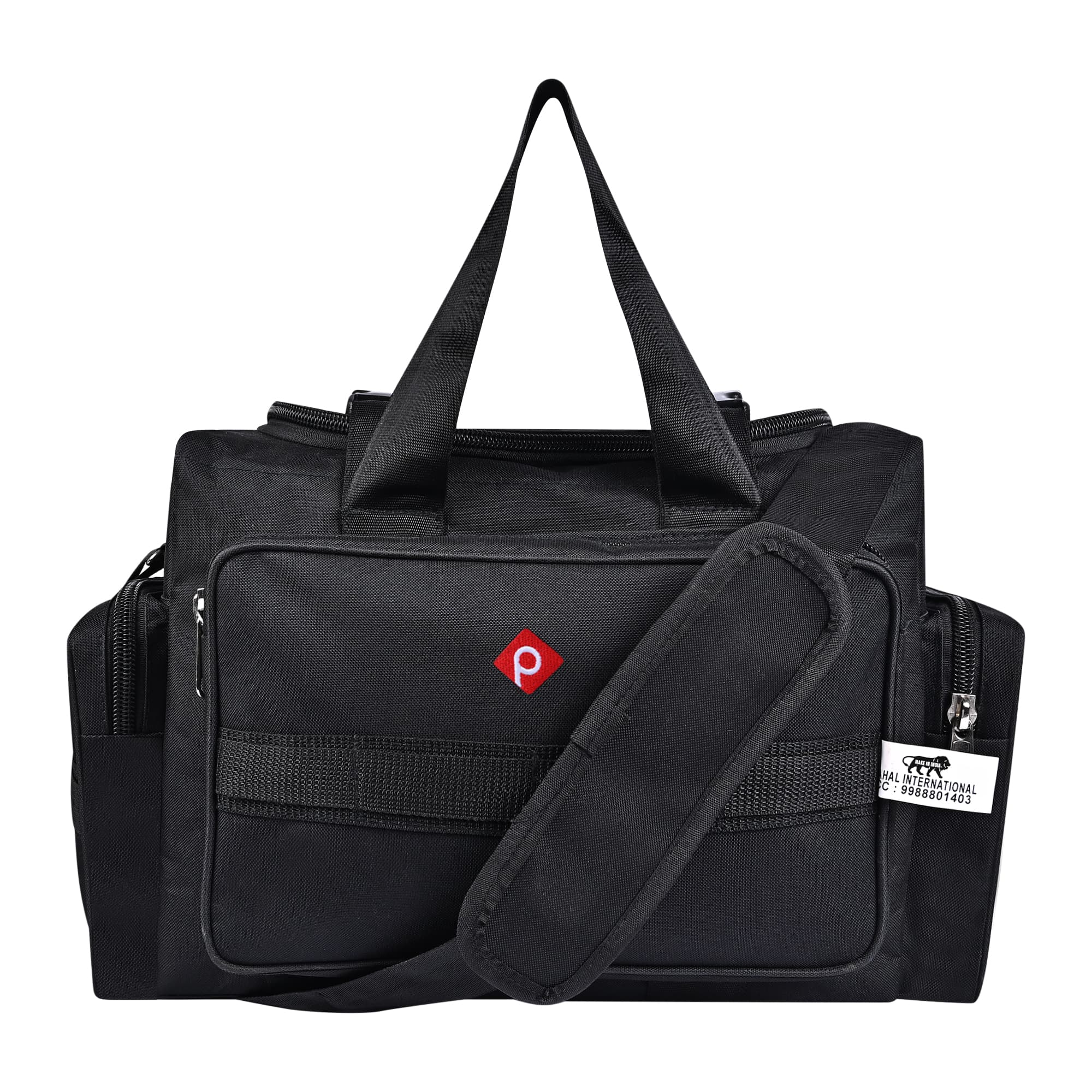 PAHAL 18 Inch Waterproof Tool Bag (Black, Large)(PITBAG03)