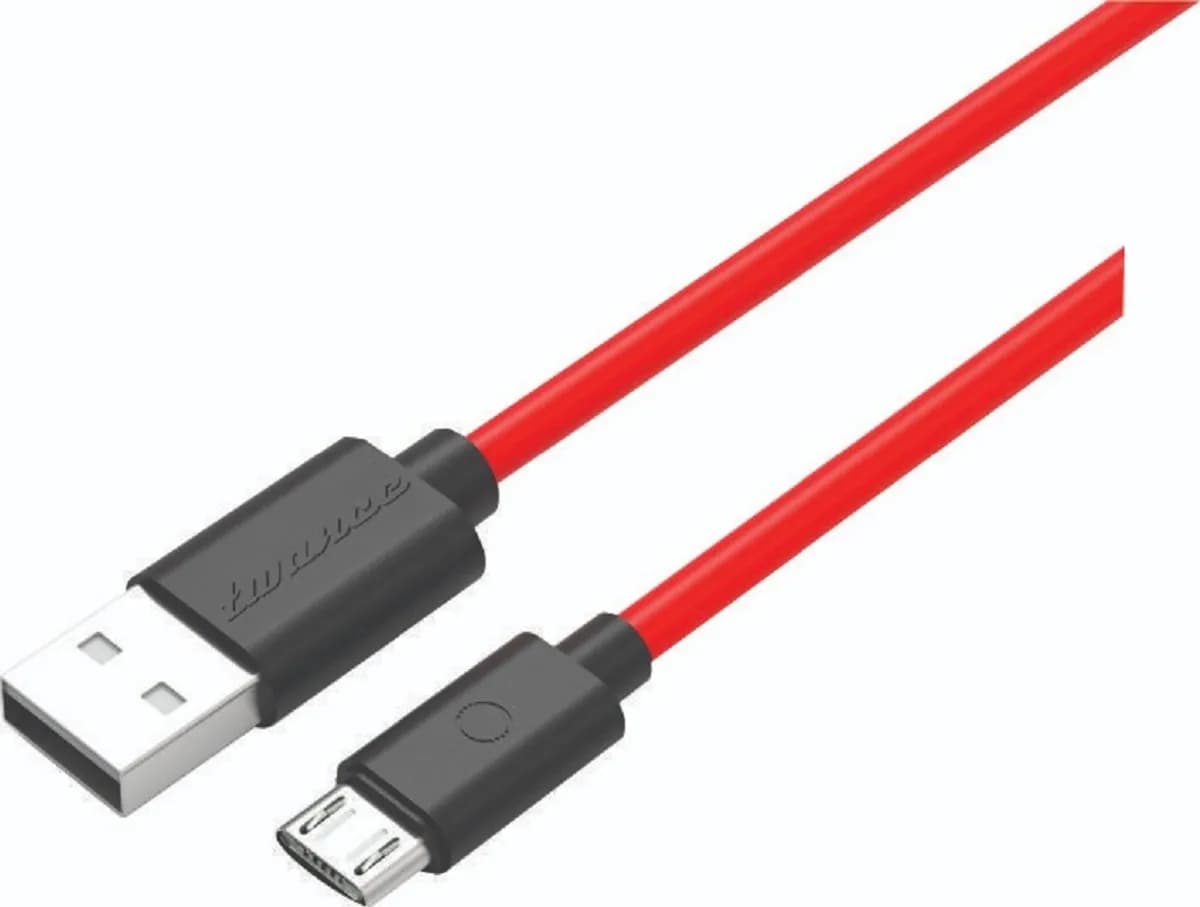 twance NM20R TPE - USB to micro USB charging Cable, 1 Meter Length, Red color
