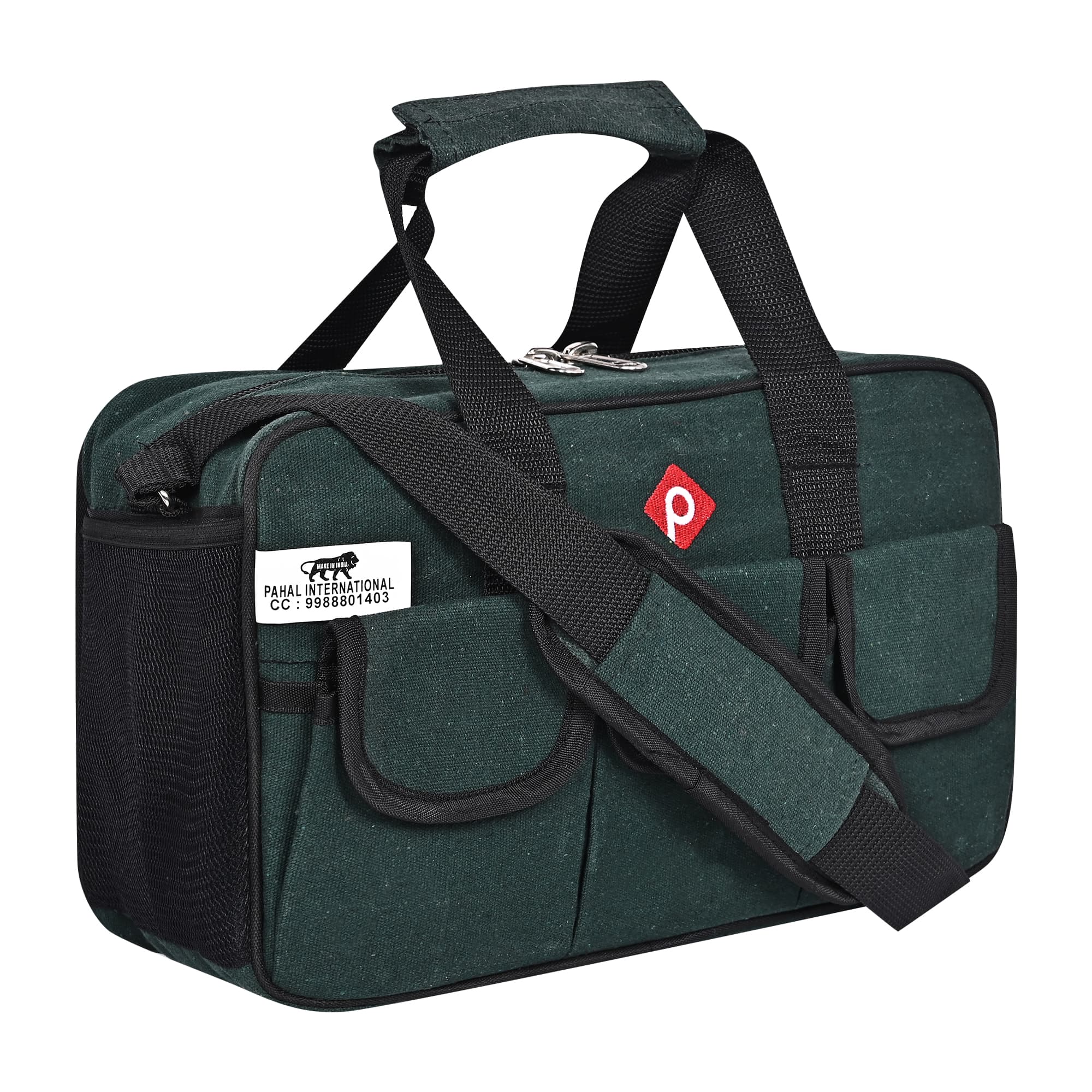 PAHAL Canvas Tool Bag 16 Pocket Waterproof