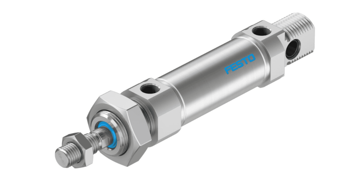 Festo DSNU-25-25-PPV-A double-acting ISO pneumatic cylinder