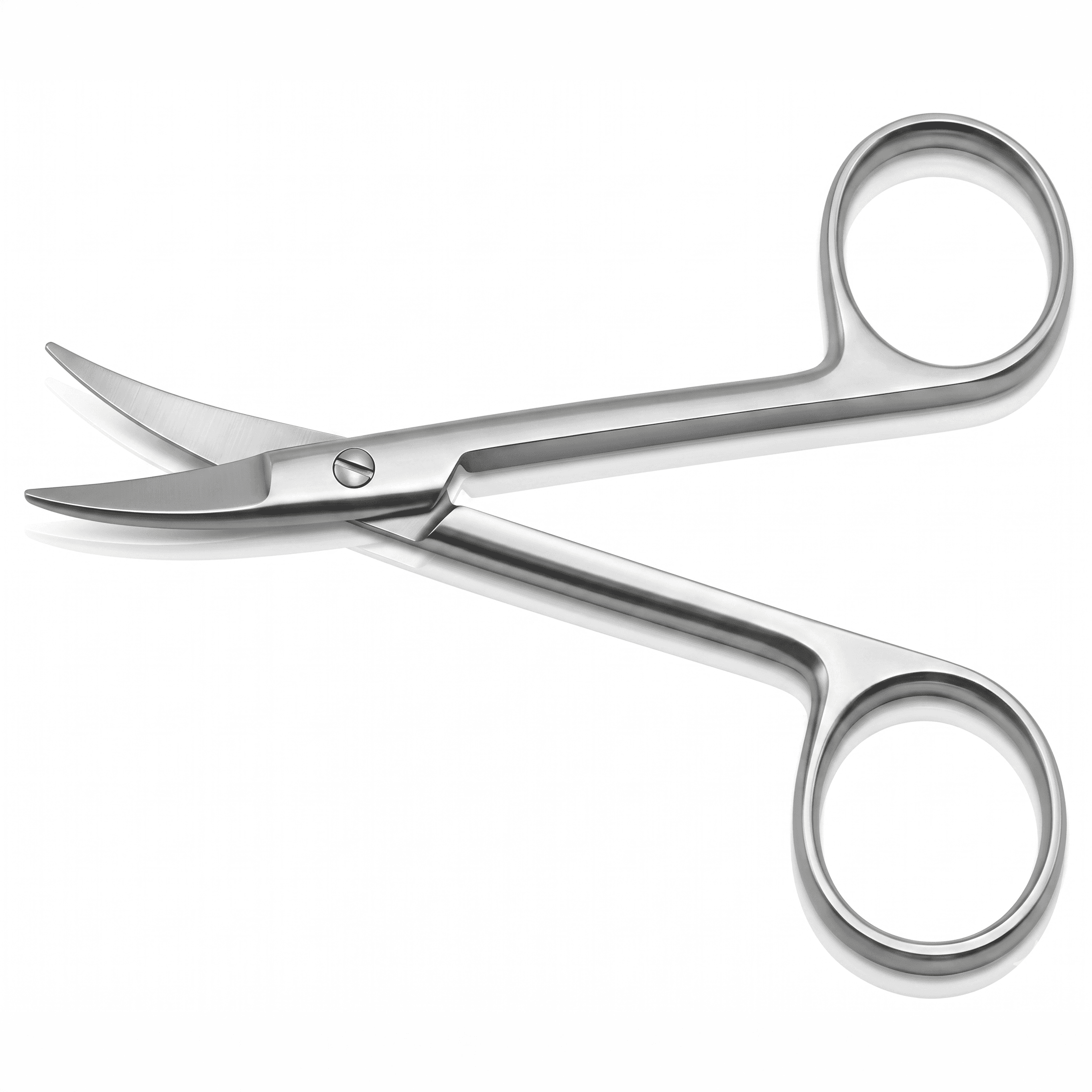 Tosh Iris Surgical Scissors Curved 5" – Precision (Curved)