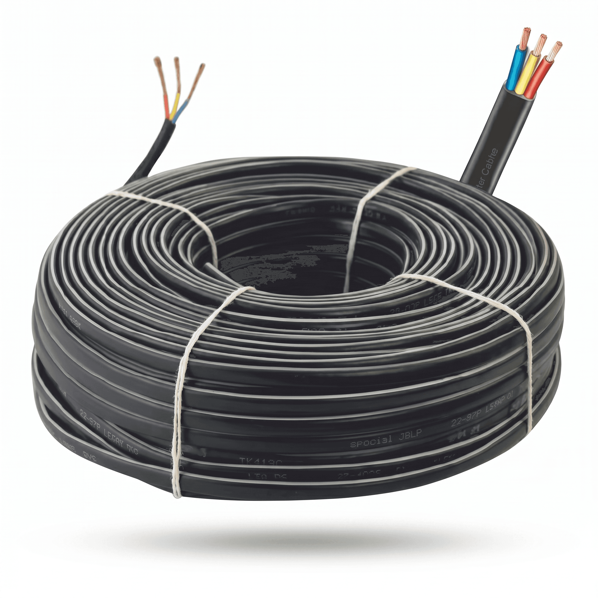 Damor 30m 1.5Sqmm 3 Core Copper Submersible Flat Cable