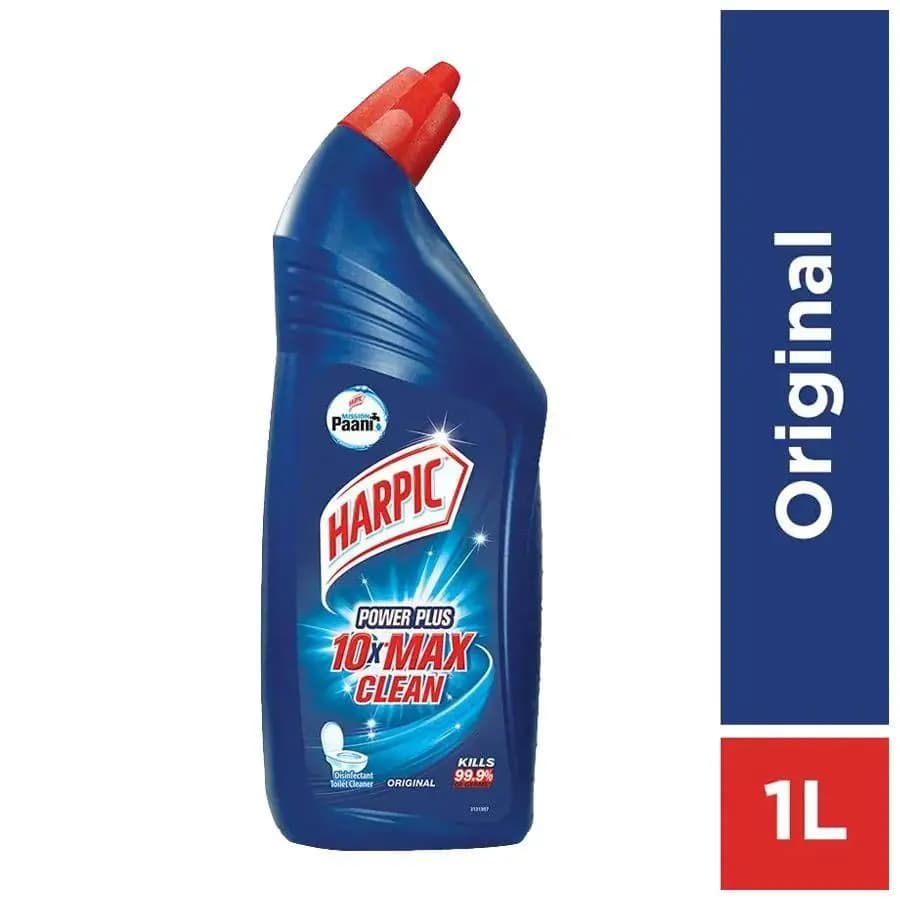 Harpic Disinfectant Toilet Cleaner Liquid Original- 1Ltr [2 Piece]