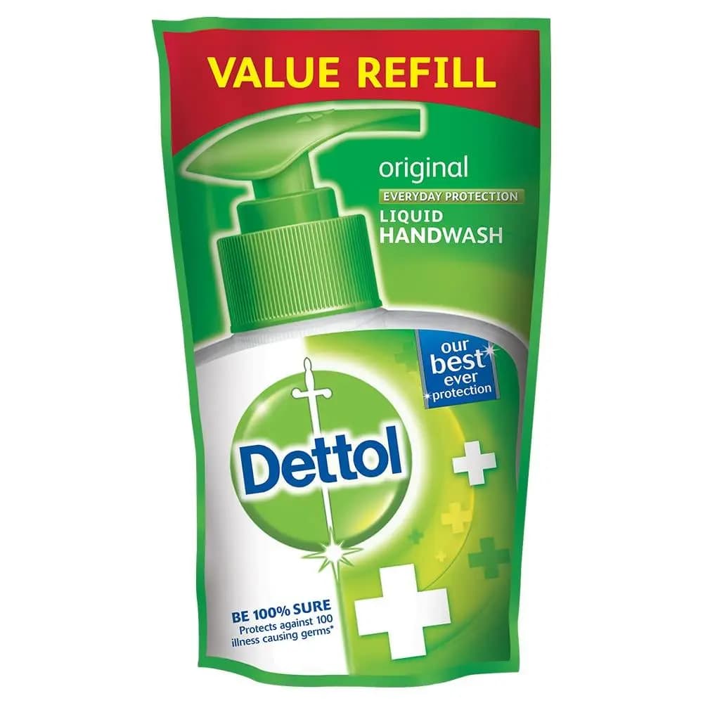 Dettol Liquid Handwash – Original Germ Protection Hand Wash Liquid Soap Refill 175ml [Pack of 5 Piece]