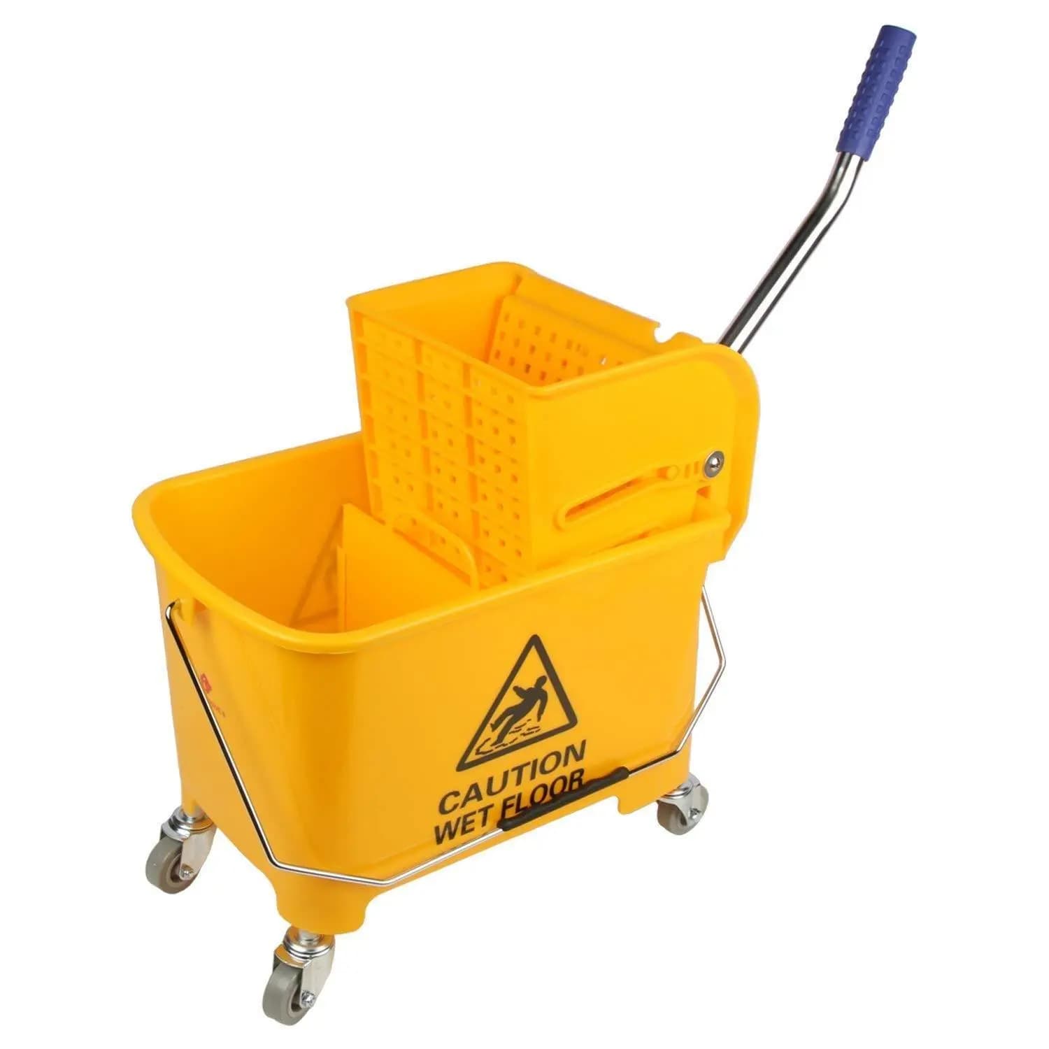 Single Bucket Wringer Trolley Mini Mop Bucket Wringer Trolley [1 Piece]