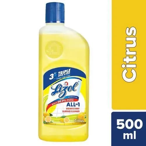Lizol – Disinfectant Surface & Floor Cleaner Liquid – Citrus (500ml) [2 Piece](Lizol – Disinfectant Surface & Floor Cleaner)
