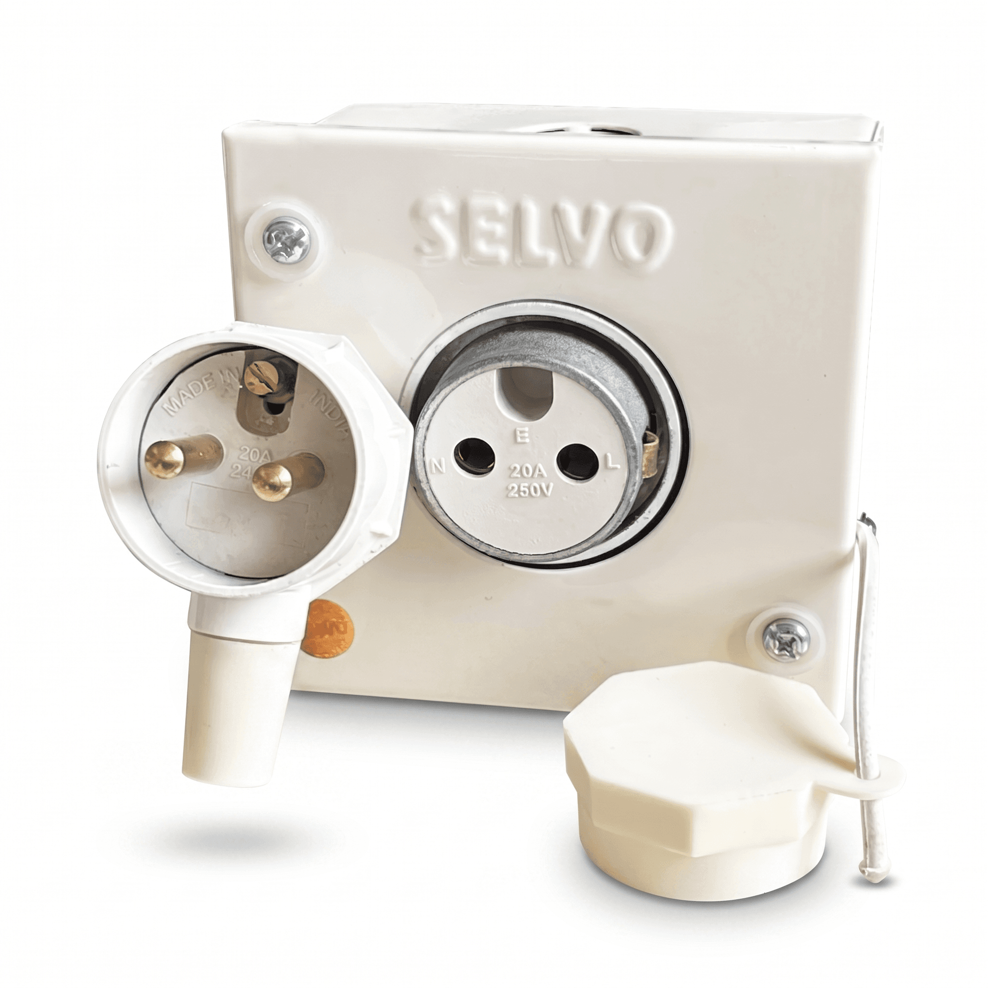 SELVO 20A SPN PLUG & SOCKET SET ENCLOSURE(Socket)