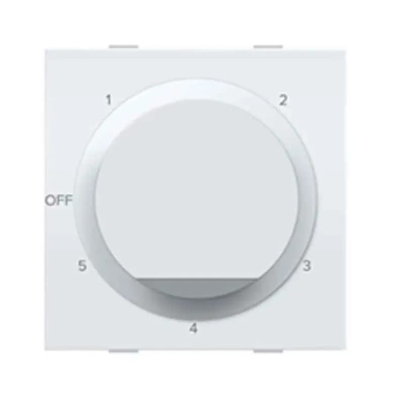 Anchor Ziva 100W 2 Module White 5 Step Fan Regulator, 68302 (Pack of 10)