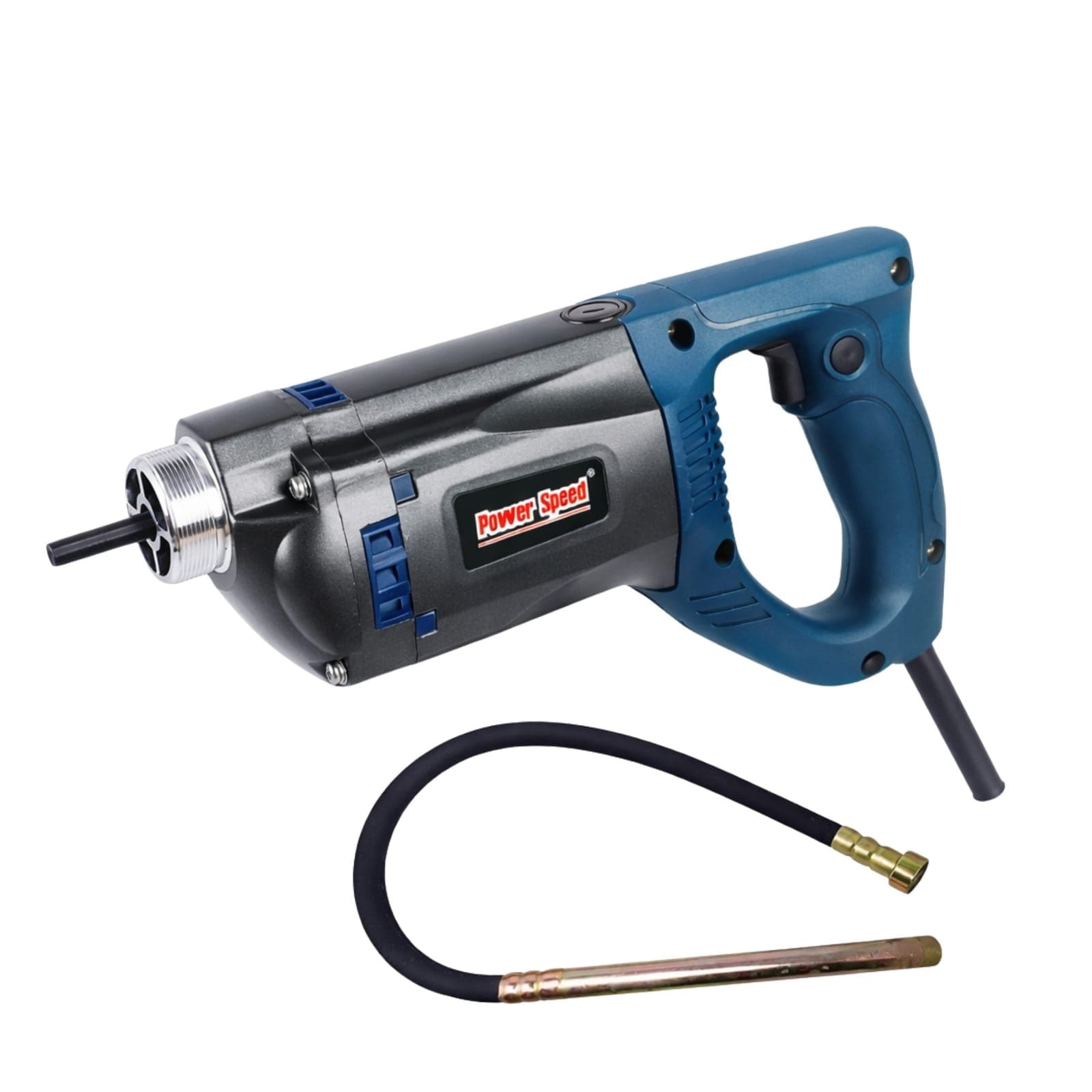 PowerSpeed PSV1502 Concrete Vibrator Machine (50mm) | 1900W Heavy Duty Motor | Aluminium Casting Body | Ergonomic Shock-Proof Handle( PSV1502)