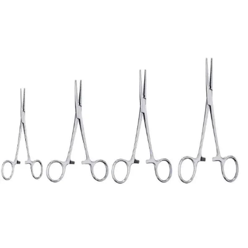 Forgesy 4 Pcs Stainless Steel Matt Finish Surgical Artery Clamp Set, X55