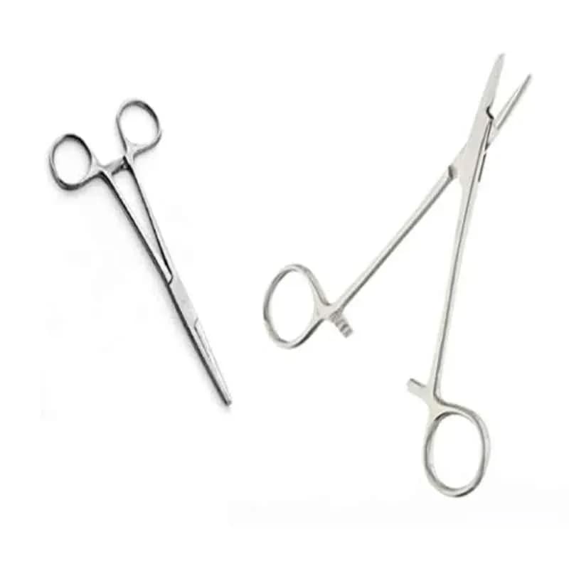 Forgesy 8 inch Artery Forceps & 8 inch Needle Holder Combo, GSSE010