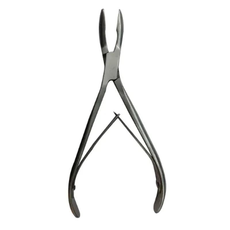Forgesy Stainless Steel Curved Bone Nibbler, Size: Small, FORGESY239