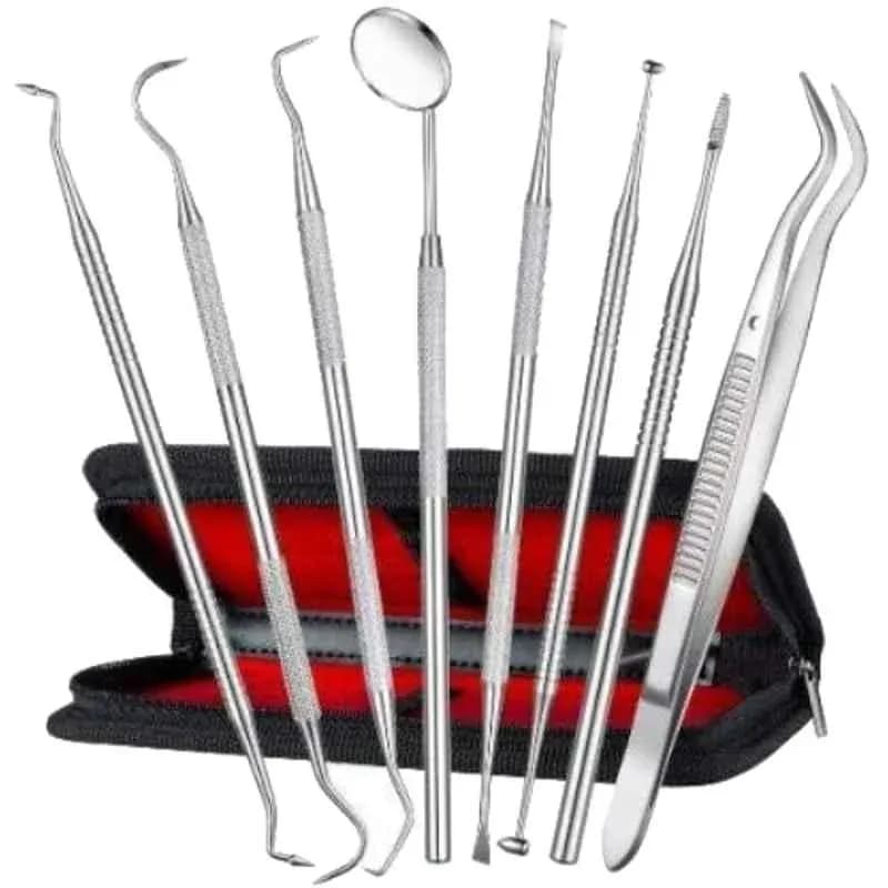 Forgesy 8 Pcs Oral Care Dental Tools Kit