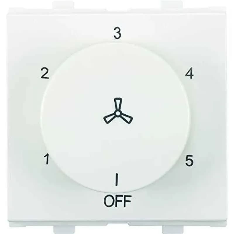 Anchor Penta Modular 100W 2 Module White 5 Step Dura Fan Regulator 65302 (Pack of 10)