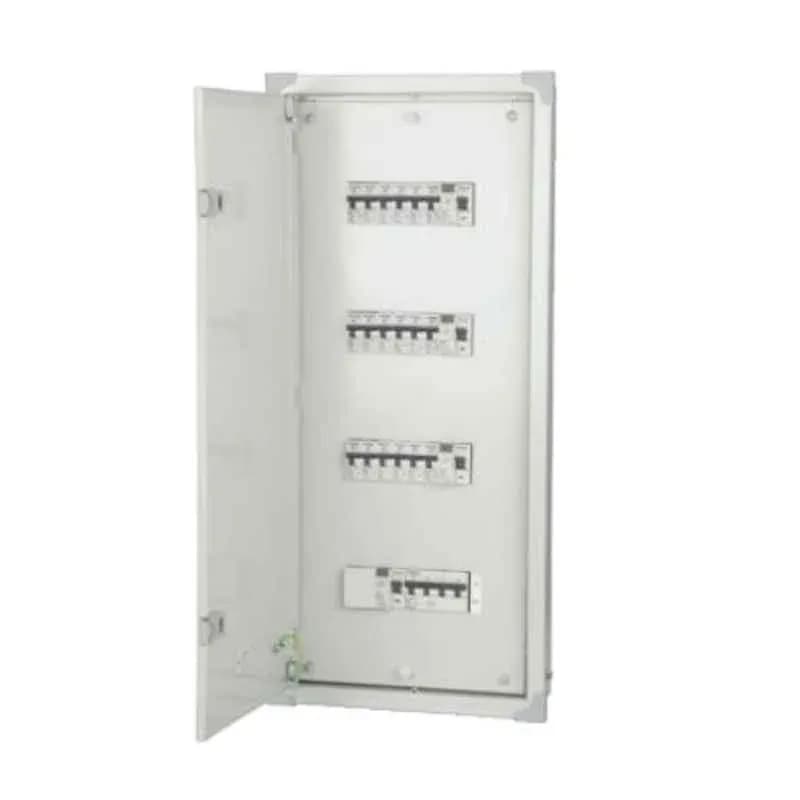 Anchor UNO 8+2 Way PPI 4 Tier Vertical Per Phase Isolation Double Door Distribution Board 98323