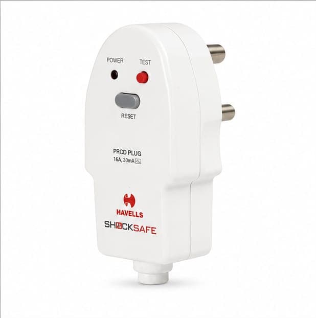 Havells 16A 30mA PRCD PLUG DHPLJWH016201603(EURO II)