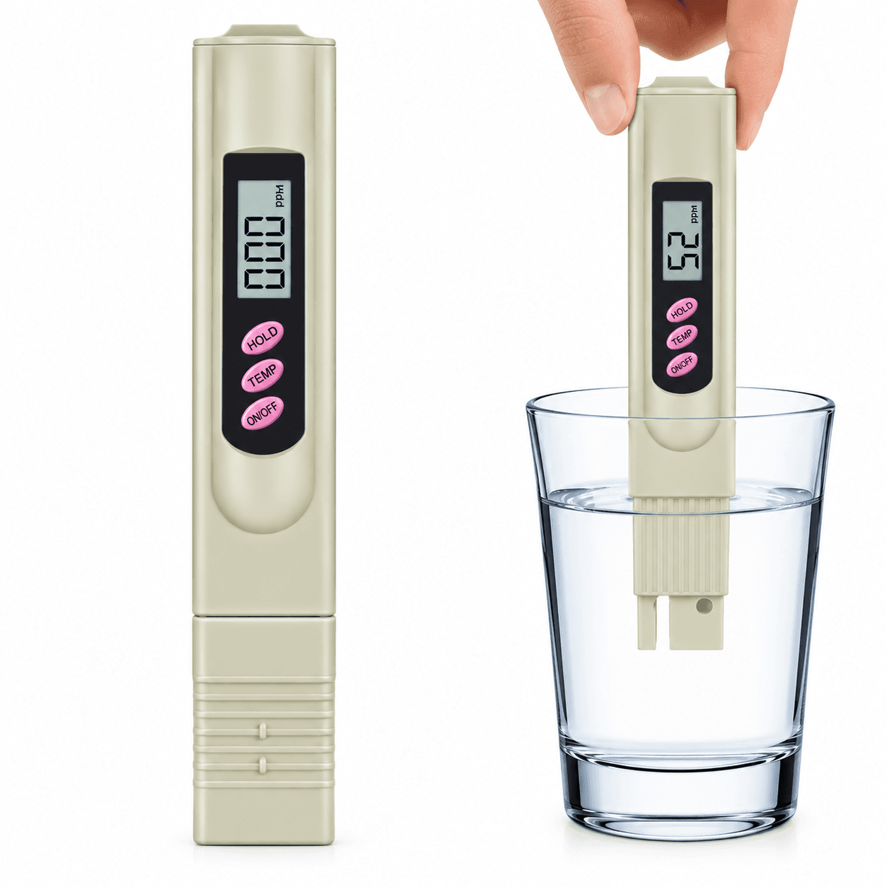 ACU-CHECK Digital TDS Meter Water Tester, PPM Water Quality Tester Measuring Range 0-9999ppm,( TDS_Meter_1)