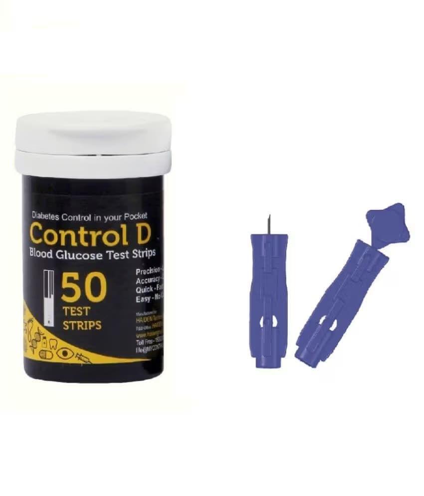 Control D 50 Test Strips & Lancets Below 100 (Cntrol d -50-100lancets)