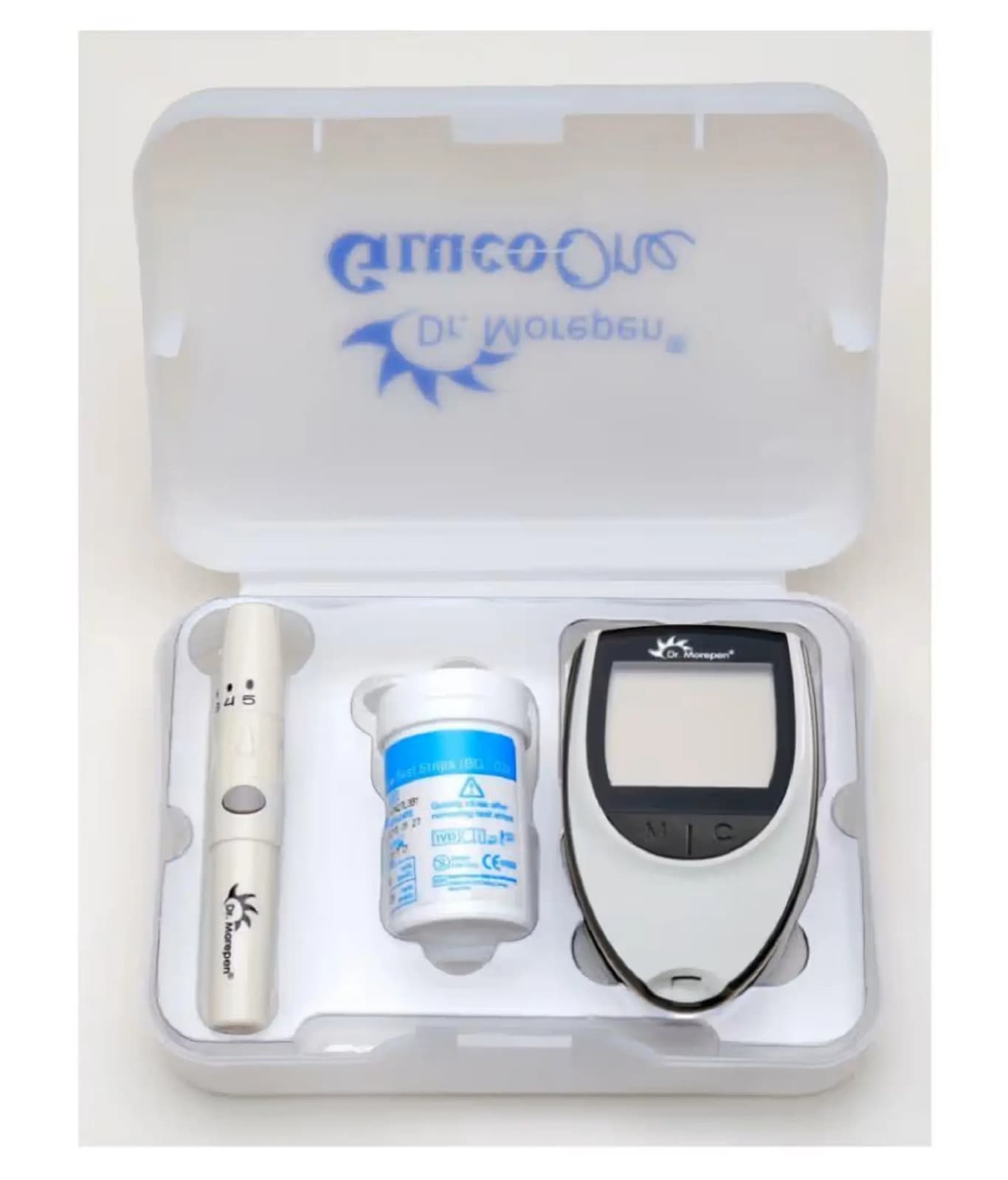 DR MOREPEN Glucometer BG03 With 25 Strips Free Glucometer (Morepen-meter25)