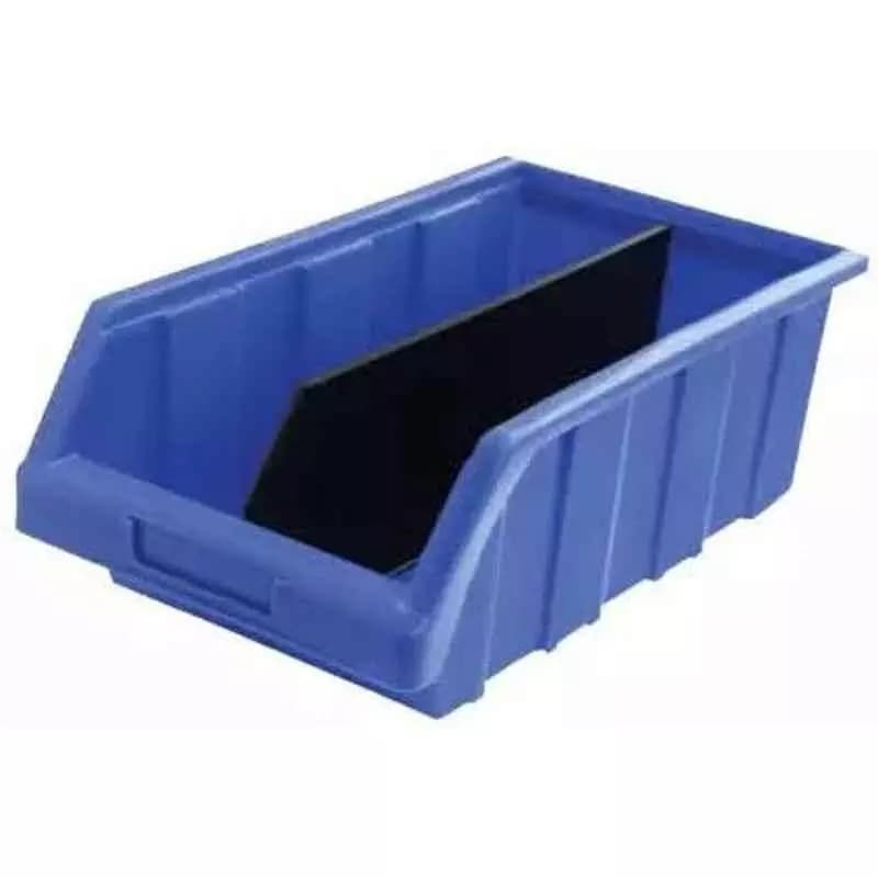 ARISTO Plastic FPO Storage Bin with Partition Blue 265x180x130 mm, CRATE-60