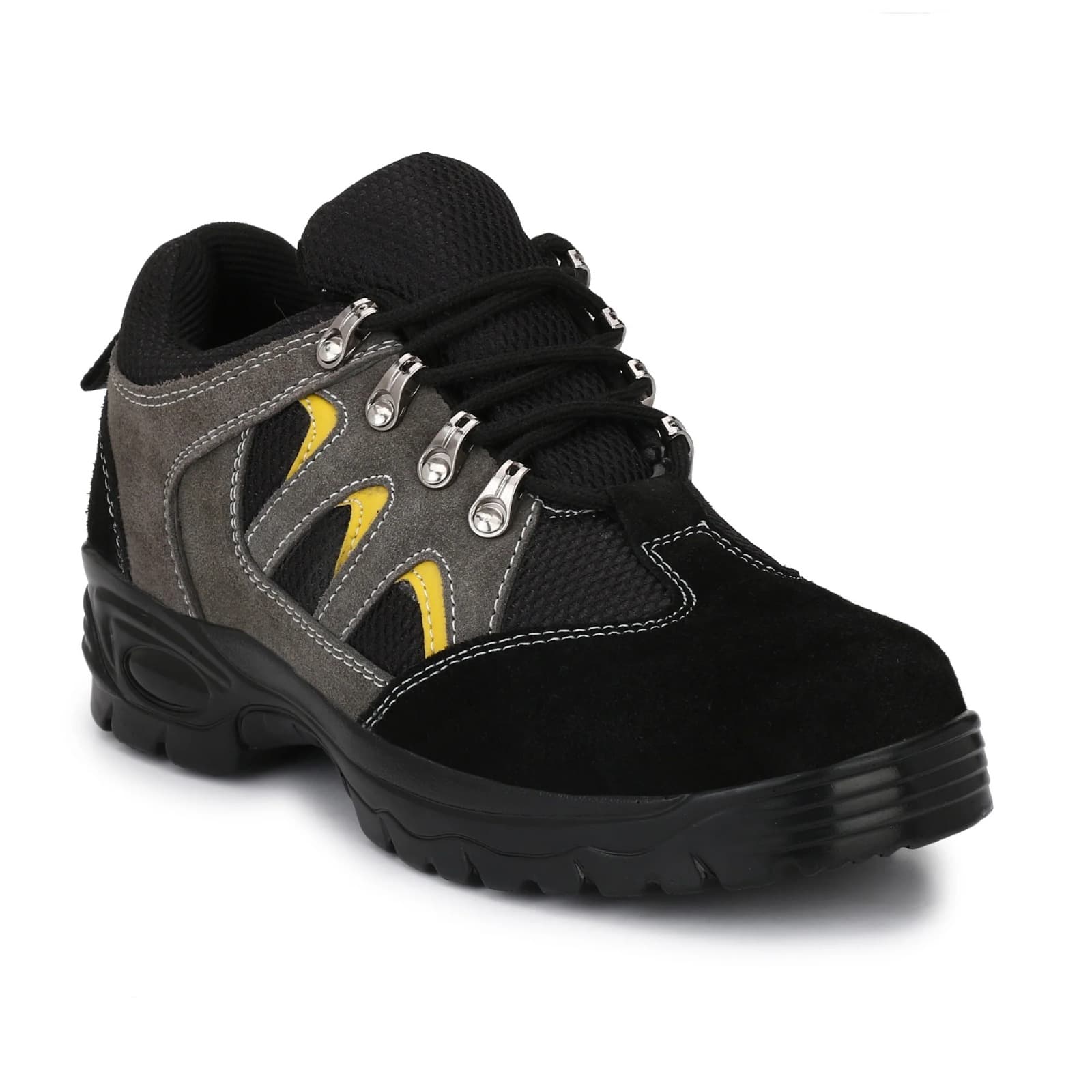 Kavacha Leather Steel Toe Safety Shoe , PU sole (Rn503)(SIZE 6)