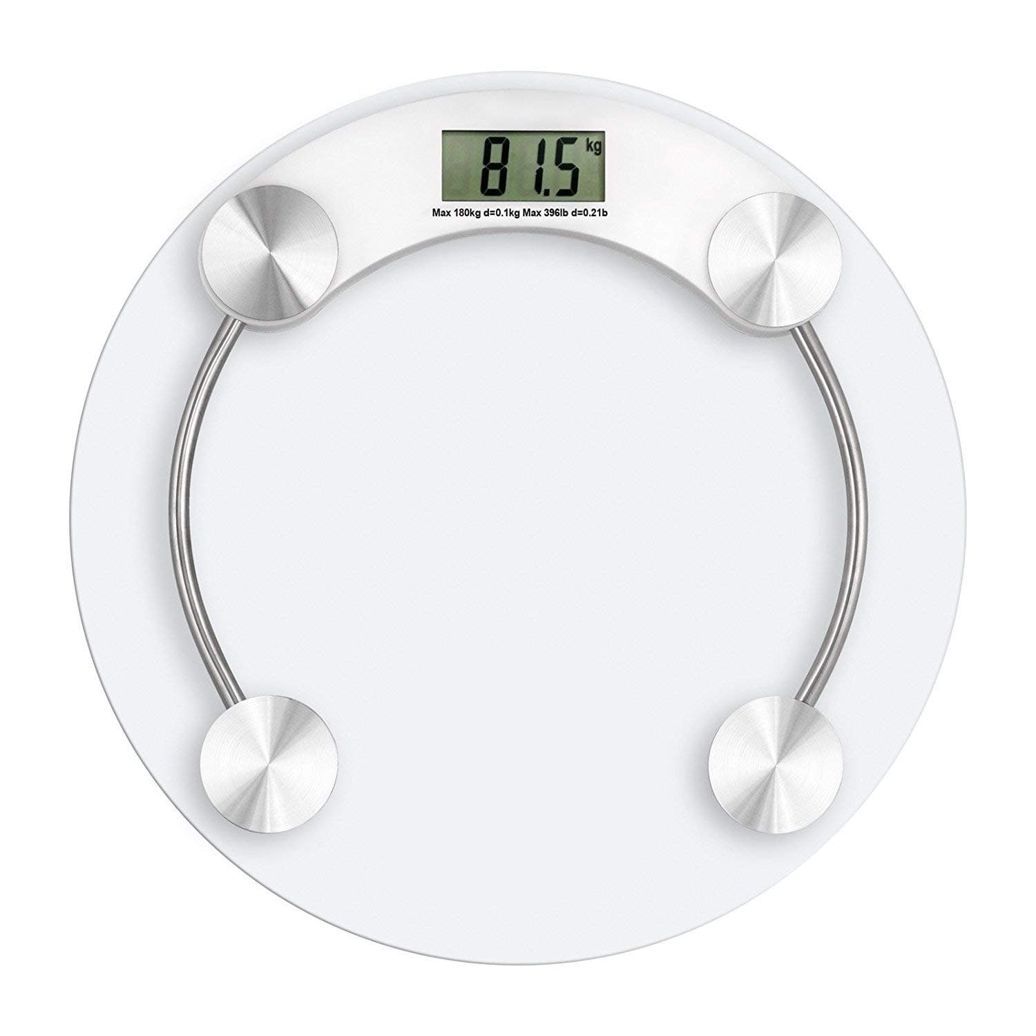 MCP Digital Glass Weight Machine for body weight Round Personal weighing scale for home use (8mm-round)