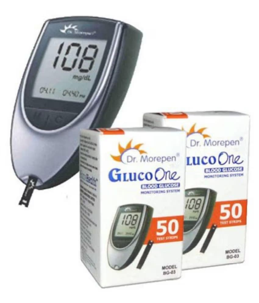 Morepen-meter-100strips Product focal point