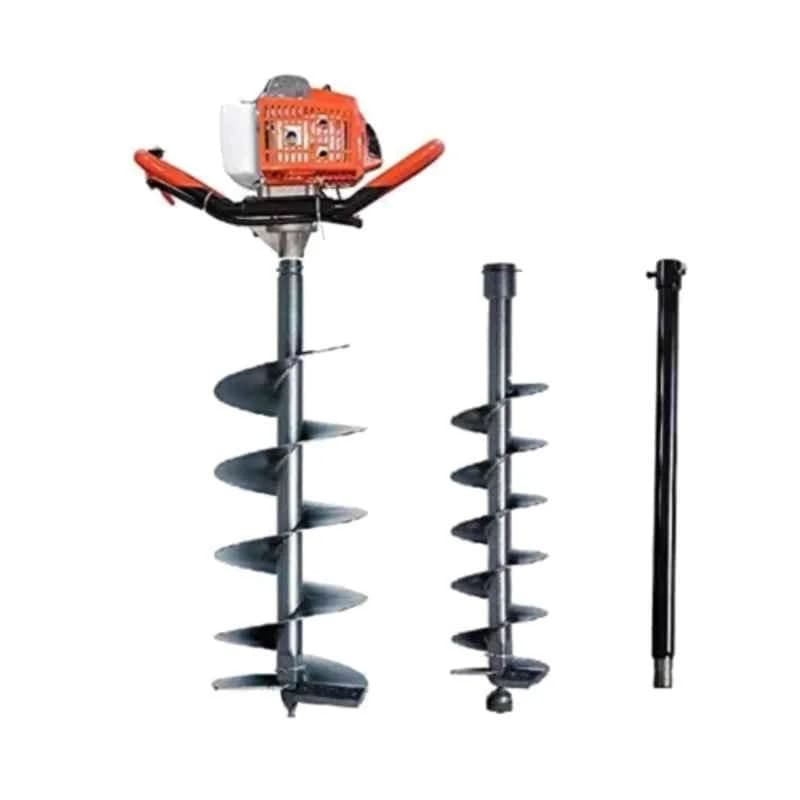 Greenleaf 2.2kW 68CC 2 Stroke Petrol Engine Heavy Duty Earth Auger with 4 inch (EA-63CC-3)