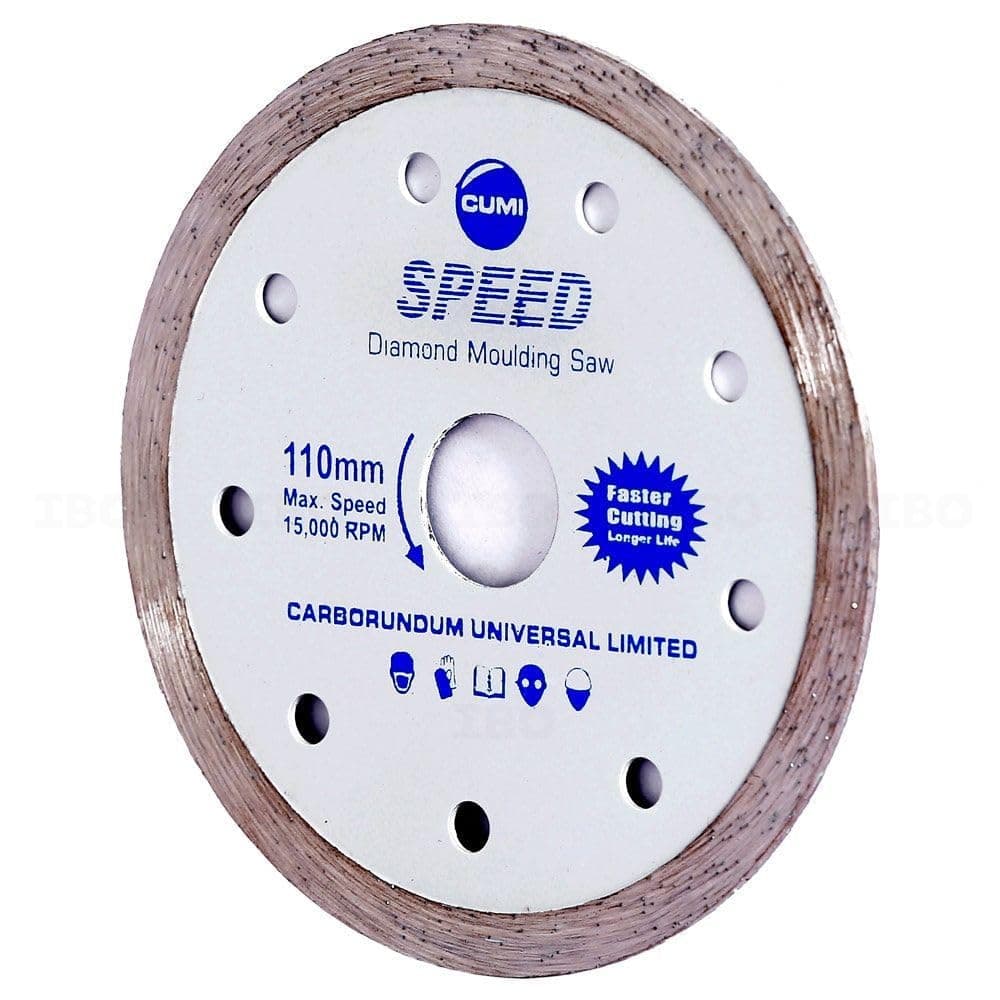 H9 CUMI Speed 4 Inch (110mm) Marble & Granite Cutting Blade | Diamond Rim Saw Blade (Cumi-speed-marbleblade-100mm-RIM-1pc)
