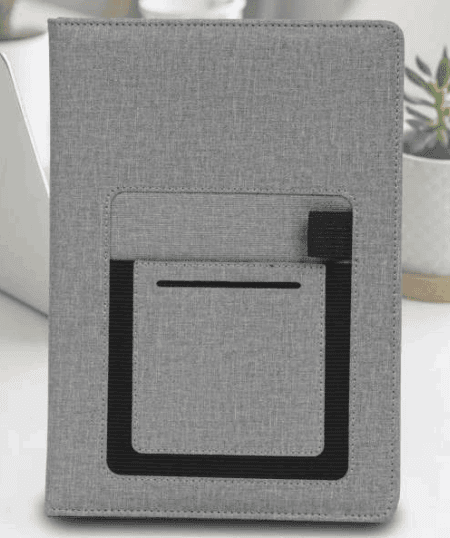 A5 NOTEBOOK WITH MOBILE POCKET, CARD HOLDER POCKET AND PEN LOOP(A.P 008)(Pack Of 2)