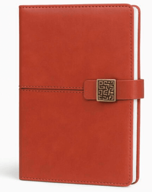 A5 Notebook with Magnetic Flap – Hard Bound Diary with Bookmark Ribbon(A.P 011)(Pack Of 2)