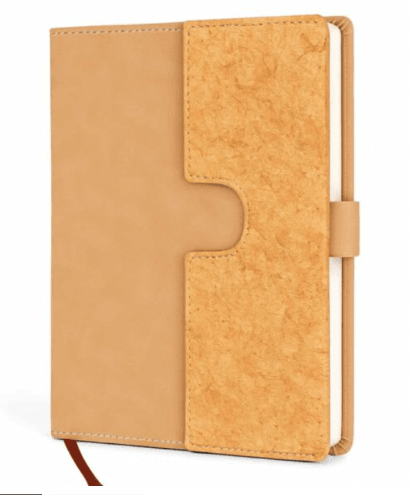 A5 Notebook with Flap Closure – Soft Bound Diary with Natural Shade Paper(A.P 019)