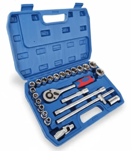 Inder 1/2" Drive Hex Bi-Hex Socket Set 24 Pcs 1001A(1001A)