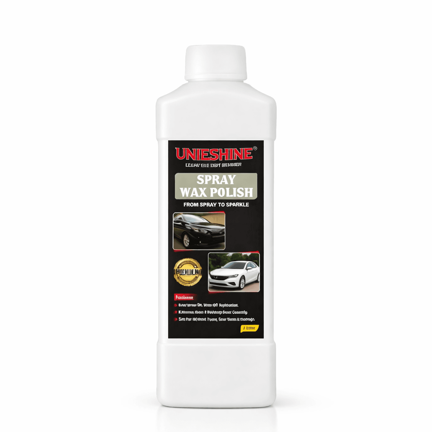 UNIESHINE Premium Spray Wax Mirror Shine Product focal point
