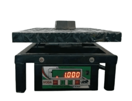Voda 50kg Mild Steel Bench Type Weighing Scale with 1 Year Warranty, Platform Size: 250x250 mm(50kg Mild Steel Bench )