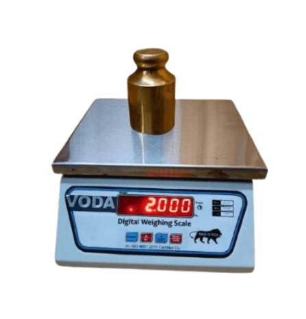 Voda 30kg Electronic Table Top Industrial Weighing Scale Machine without Pole with 1 Year Warranty, Voda 30(Voda 30kg Electronic Table Top )