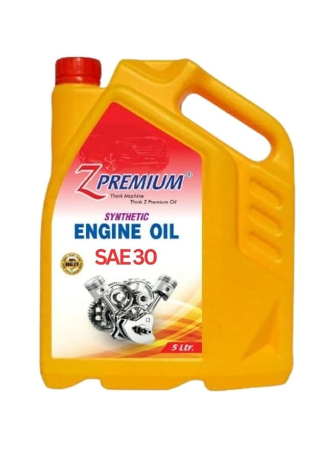 ZPremium Fully Synthetic SAE 30 Engine Oil, 5 Litres – Superior Performance for High-Performance Engines(SAE 30 Engine Oil)