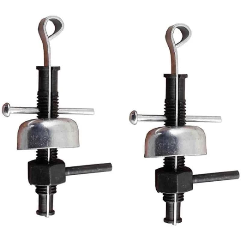 Forgesy 2 Pcs 14cm Alloy Steel Phosphate Finish 2 in 1 Heavy Bearing Fan Puller Lever Tool, FORGESY282(FORGESY282)