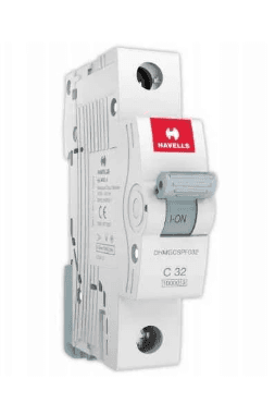Havells 32A SP 10kA MCB Euro II DHMGCSPF032