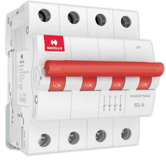 Havells 63A FP Isolater DHMGIFPX063(EURO II)